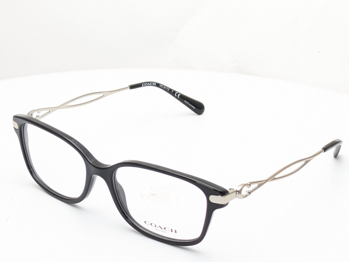 Coach HC6172 5002 Rectangle Black Womens Eyeglasses 52mm | eBay
