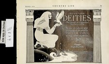 1919 Egyptian Deities Utmost Cigarettes Vintage Print Ad 6180