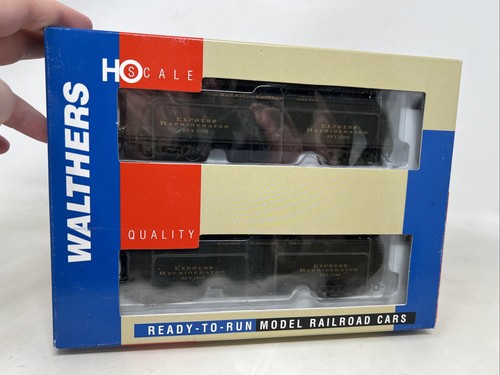 REFRIGERADOR DE MADERA WALTHERS HO RTR 932-25485 GACX, CON CAMIONES DE PEDESTAL ATORNILLADO, PAQUETE DE 2 | Zustand: New