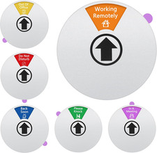 Office Door Signs   Do Not Disturb, Please Knock, Out of Office, in a Meeting, B