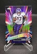 2024 Topps Chrome Football Audric Estime #FS-24 Future Stars Refractor RC