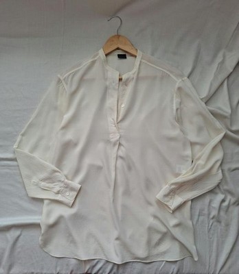 Women Alberto Aspesi Shirt Ivory Silk M-L