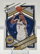 2020-21 Panini Donruss Zion Williamson #9 Complete Players Insert Card