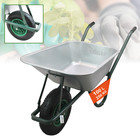 Scheibtruhe Schiebkarre Schubkarre Bauschubkarre 100L 250kg Dunkelgrün Bituxx®