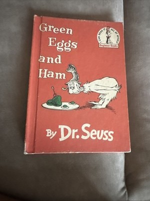 Green Eggs and Ham Dr. Seuss 1960 1st Edition Hardcover Beginner Books