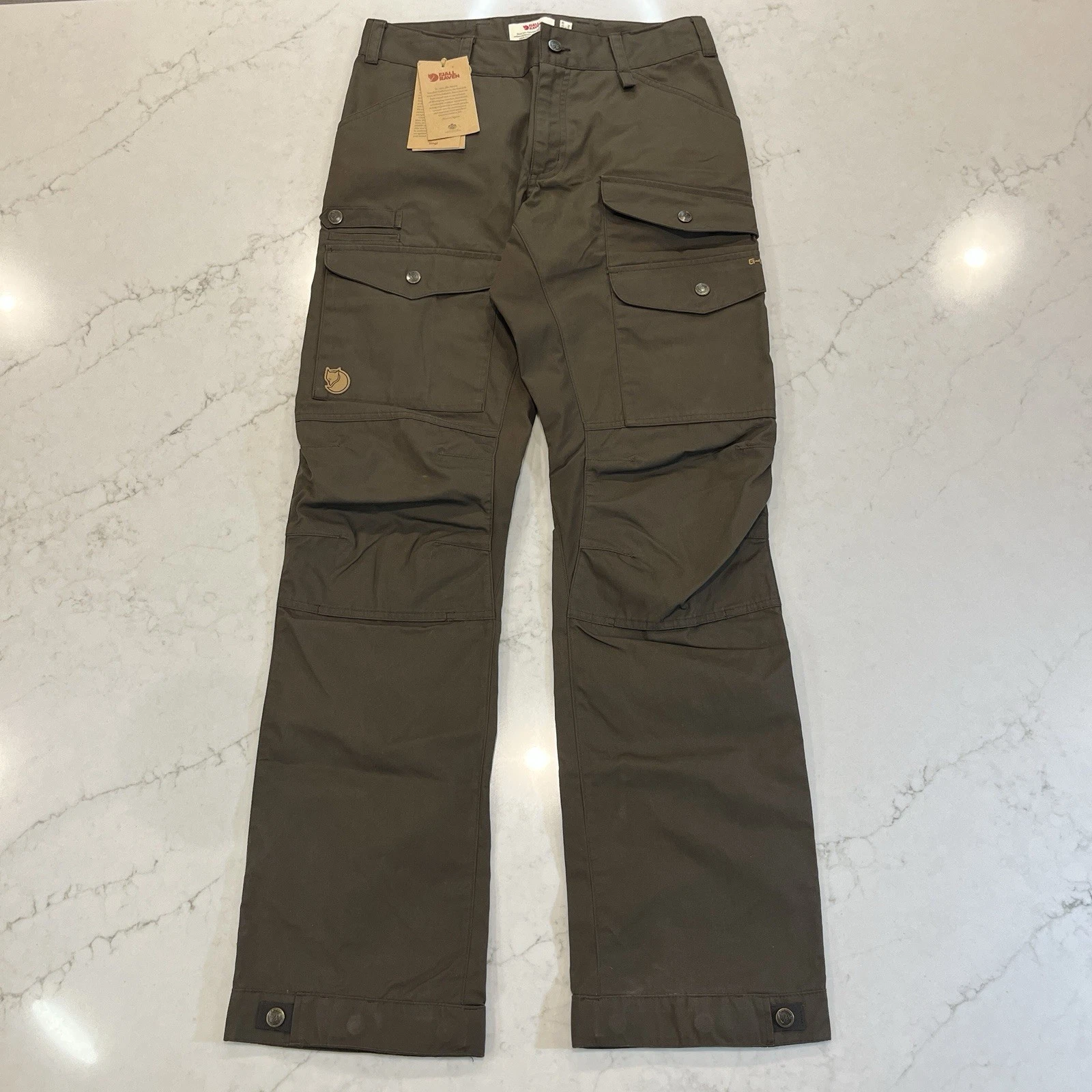 Fjallraven NEW Vidda Pro Ventilated Trousers Pants 29 x 34" (EU44) Dark Olive