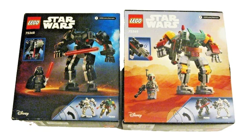 New Listing2 Lego Star Wars 75369 Boba Fett AND 75368 Darth Vader  NEW SEE PHOTOS/NOTES