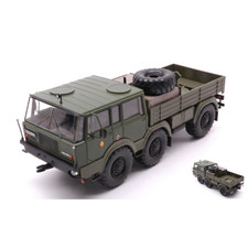 TATRA 813 6x6 1968 OLIVE/WHITE NVA 1:43 Ixo Model Camion -I- Modellino Nuovo