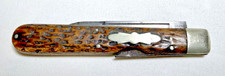 Vintage Jigged Bone Single 1 Blade Pocket Knife Schrade Remington Other Maker