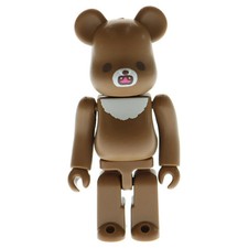 MEDICOM TOY Size100% BE@RBRICK Chairoikoguma 100% Bearbrick Figure Doll Brown
