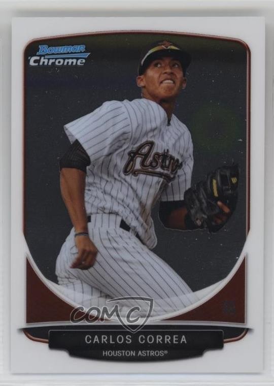 2013 Bowman Prospects Chrome Carlos Correa #BCP100 7s9
