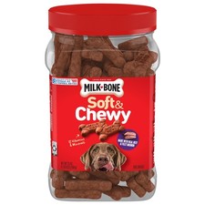 Milk-Bone Soft  Chewy Dog Treats, Beef  1.56 Pound Pack of 1 , Original