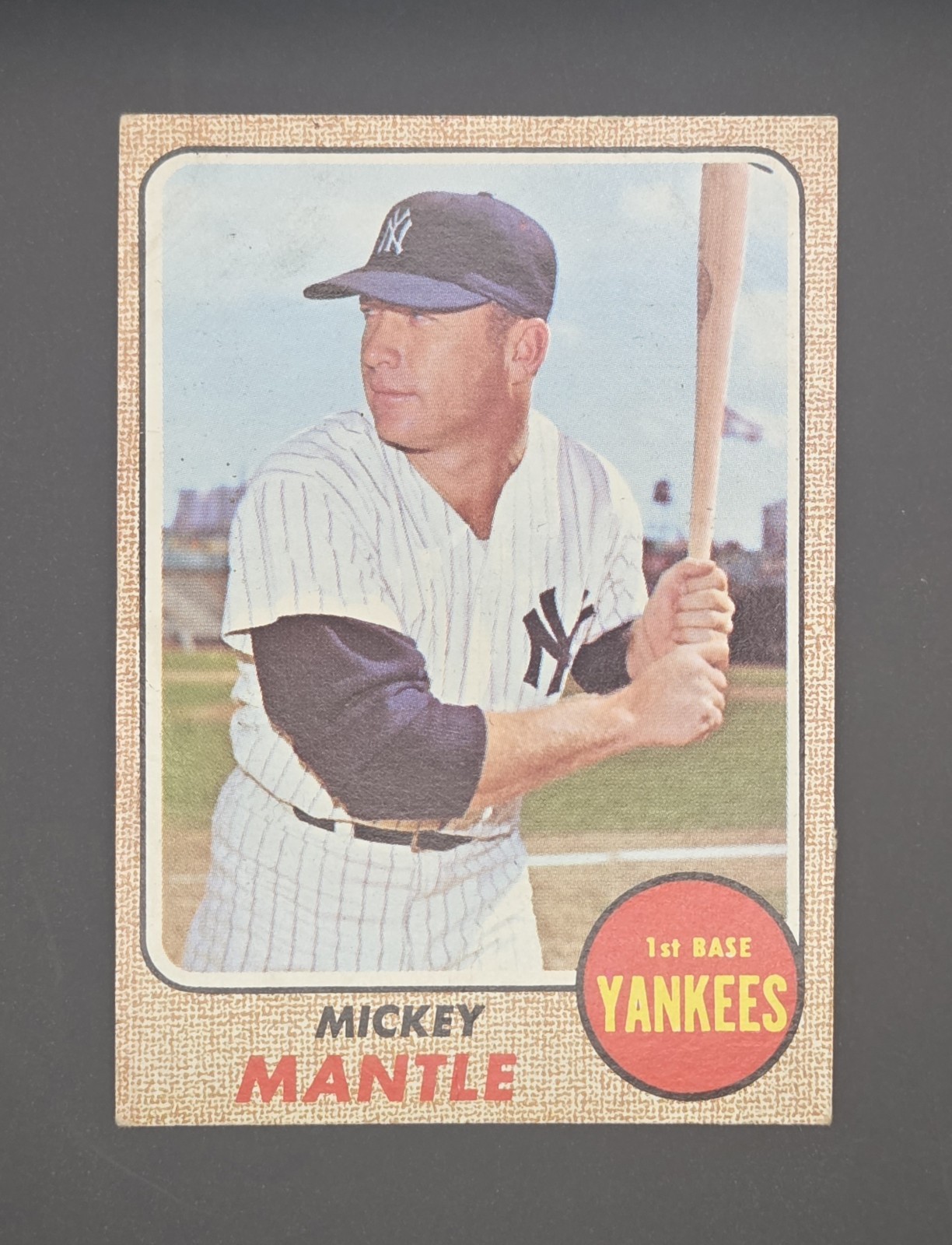 1968 TOPPS MICKEY MANTLE #280
