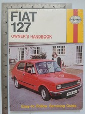 Fiat 127 Owners Handbook Paperback Haynes New Sealed Fiat 127 Owners Handbook Paperback Haynes New Sealed