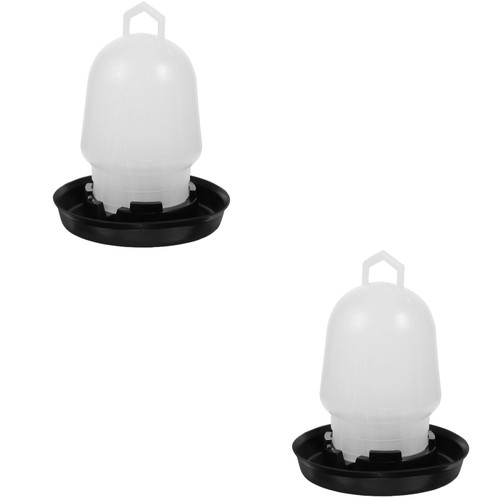 2 PCS Chicken Water Feeder Automatic Drinking Fountain Baby Poultry