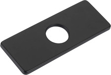 6" Hole Cover Deck Plate for Bathroom Vanity Sink, 3-To-1 Bathroom Faucet Escutc