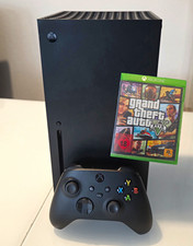 Microsoft Xbox Series X 1TB Konsole Schwarz 4K inkl. Controller & GTA V …
