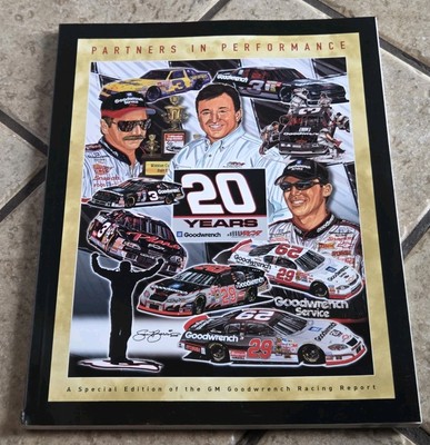 20 Years of Racing Report GM Goodwrench Magazine DALE EARNHARDT nascar PAPERBACK