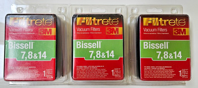 3m Filtrete Bissell 9 10 12 Allergen Bissell Cleanview Vacuum Filter 3 Pack