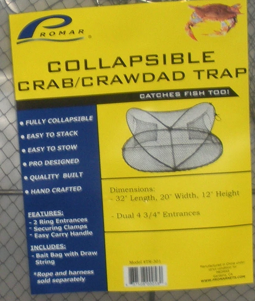 Trampa plegable para cangrejos Ami TR-301 32 x 20 x 12 Foto 3 de 3