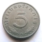 1940 Germany 5 Reichspfennig — photo from another recent sale