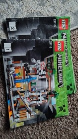 Minecraft Legos minecraft mine with tnt and figurines