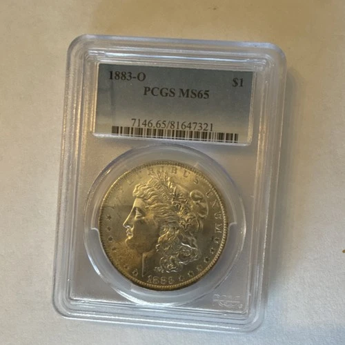 Morgan Silver Dollar 1883 New Orleans PCGS MS65 $1 Uncirculated Coin