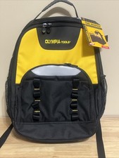 Olympia 17" Tool Backpack with Pockets NWT Electrician Plumber Handyman Bag 🎄