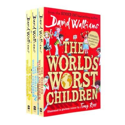 David Walliams Worlds Worst Children Collection 3 Books Set Pack NEW