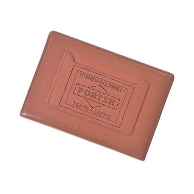 Porter Card Case Orange Old Clothes Used