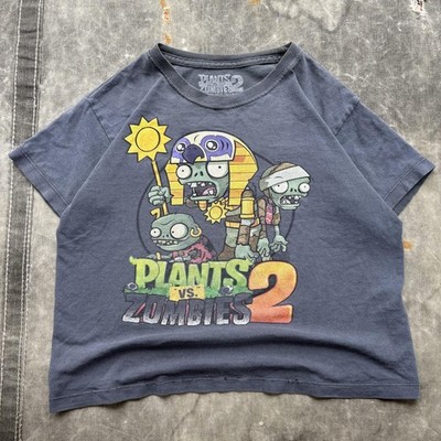 Vintage Y2K Plants Vs. Zombies 2 Video Game Women s Baby Tee