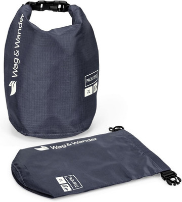 Reusable Smell Proof Waste Bag - Dog Poop Bag Holder for Dog Walkers + Hiking wi