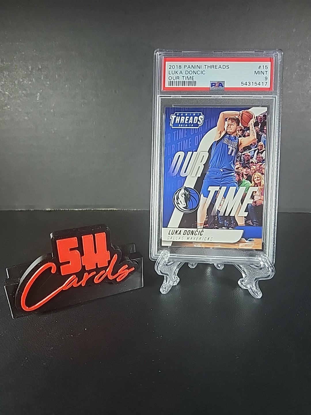 Luka Doncic 2018 Panini Threads Our Time #15 RC Rookie PSA 9