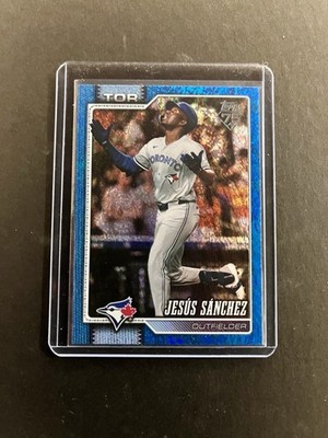 2026 Topps Series 2 JESUS SANCHEZ #/150 BLUE RAINBOW FOIL Blue Jays 477