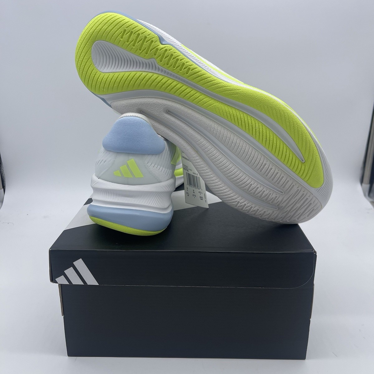 Adidas Supernova Ease Running Shoes Men\'s size 12 White Silver Yellow‎ Athletic Amazon.com | adidas Men main image 3