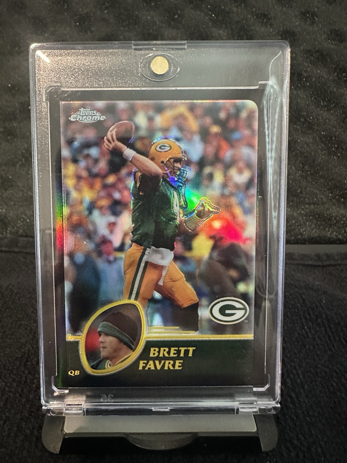 2003 Topps Chrome - Brett Favre #47 Black Refractor /599