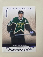 2021-22 21-22 Upper Deck Artifacts Blue #148 Mike Modano #052/199 STARS