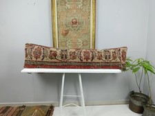 Turkish Rug Pillow Cover - Boho Bolster Long Lumbar Cushion - Decorative bed P