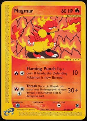 Pokemon TCG MAGMAR 86/165 NM EXPEDITION BASE SET UNCOMMON ENG 2002