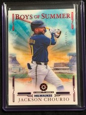 Jackson Chourio 2025 Boys of Summer Red Parallel #103/175 - Milwaukee Brewers