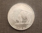 1 Troy Ounce - Buffalo / Indian Head  .999 Fine Silver Round - 1