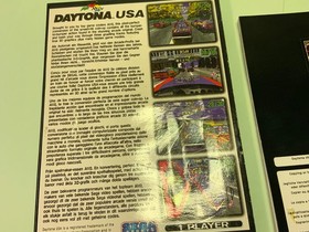 boxed SEGA SATURN Daytona USA - Saturn - PAL 1995 & book manual GOOD TEST game