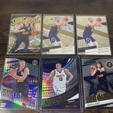 2024-25 Panini Revolution Nikola Jokic #76 Lot(6), Fractal/Grove base, inserts