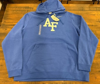 Nike Blue Air Force Academy Falcons Pullover Hoodie Sweatshirt Men s XXL 2XL $65
