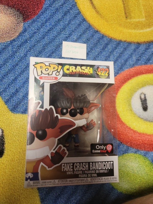 Funko Pop! Vinyl: - Fake Crash Bandicoot - GameStop (Exclusive) #422