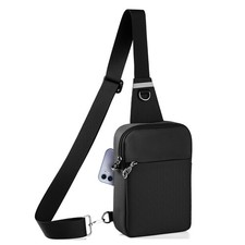 Sling Bag, Anti Theft Sling Crossbody Bag for Women Men, Lock Zipper, RFID Bl...