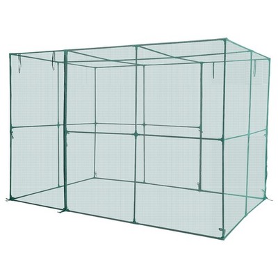 Uimoso Garden Crop Cage 9.5x6.36x6.36 ft Wind-Resistant Plant Protection Tent