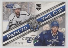 2012 Certified Path to the Cup Quarterfinals Daniel Sedin Jarret Stoll HOF av1