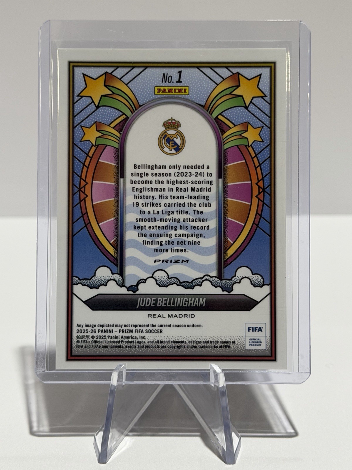 2025-26 Panini Prizm FIFA JUDE BELLINGHAM Groovy Case Hit SSP Real Madrid