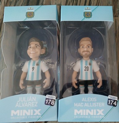 2 x Minix Argentinien  Alexis Mac Allister 174 + Julian Alvarez 178 OVP 12 cm
